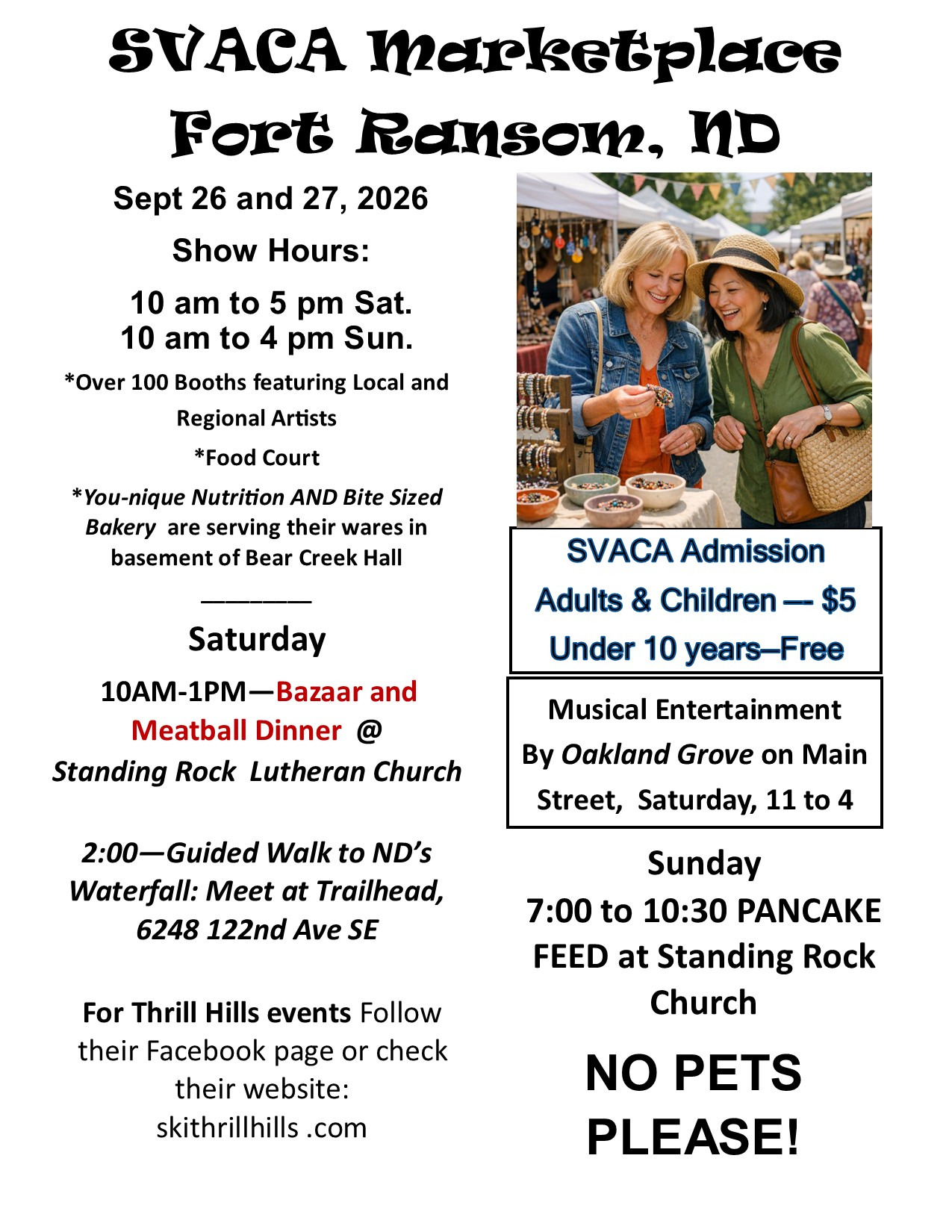 Fun-filled event, featuring artists, crafters, photographers, musicians, wine makers, etc., all set in the beautiful scenery the area offers.
